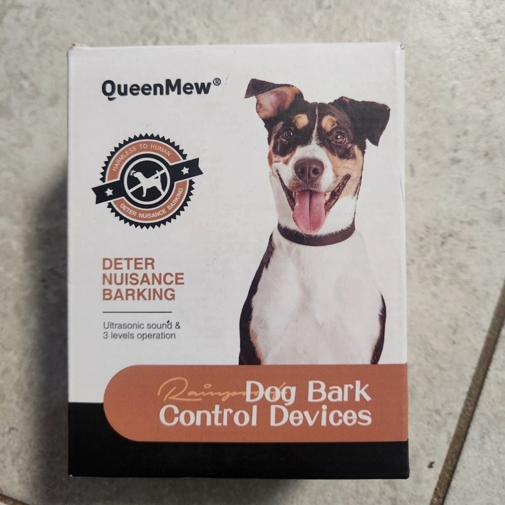 Dog Bark Control Device - Black and White